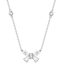 Fanci Fan Qi Silver Jewelry (Encounter Garden Series) Butterfly Necklace Womens Summer 925 Silver Butterfly Simple Clavicle Chain