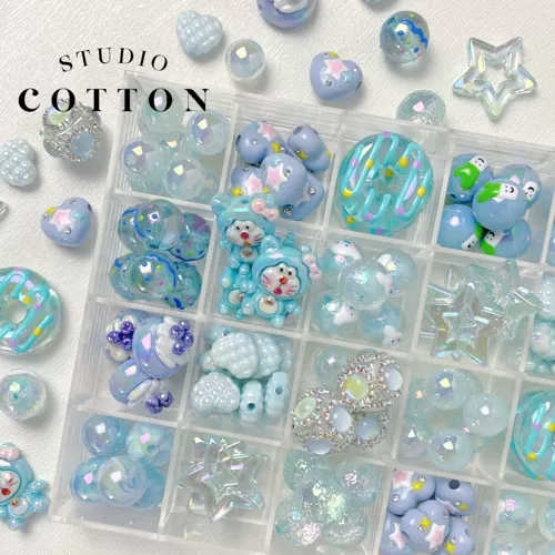 Хлопок [Соберите синий] Акриловая звезда тяжелые работы