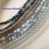 Стеклянные бусины из нефрита ручной работы, браслет, ожерелье, аксессуары, DIY