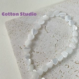 Хлопок [сердце] белая бабочка лучшая натуральная раковина DIY браслет для ожерелья аксессуары аксессуары из бисера