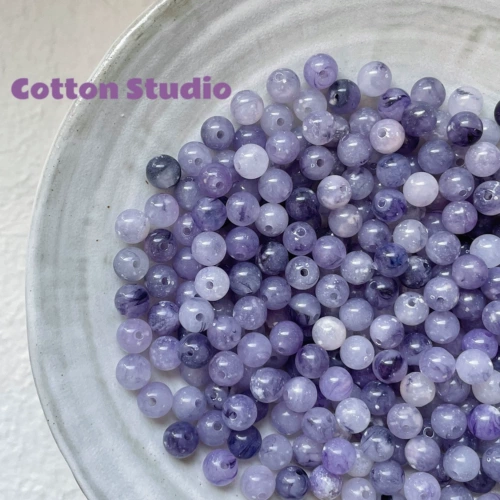 Акриловый браслет из бисера из нефрита ручной работы, ожерелье и серьги, бусины