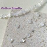 Хлопок [сердце] белая бабочка лучшая натуральная раковина DIY браслет для ожерелья аксессуары аксессуары из бисера