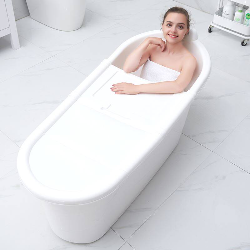 Elderly bathing special tub large basin shower bath tub grown-up rectangular home sturdy adult soak shower pan can drain