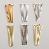 Crystal Lighting Accessories Ball Needle Hanging Crystal Ball Full Copper Pin Chandelier Accessories Gold Silver Hook