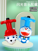 Gyro Toys Children Glowing Outdoor Music Rotating Cartoon Electric Colorful Flash Boys Girls Net Red New