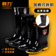 Pull back mid-tube spring and summer non-slip men's labor protection rain boots