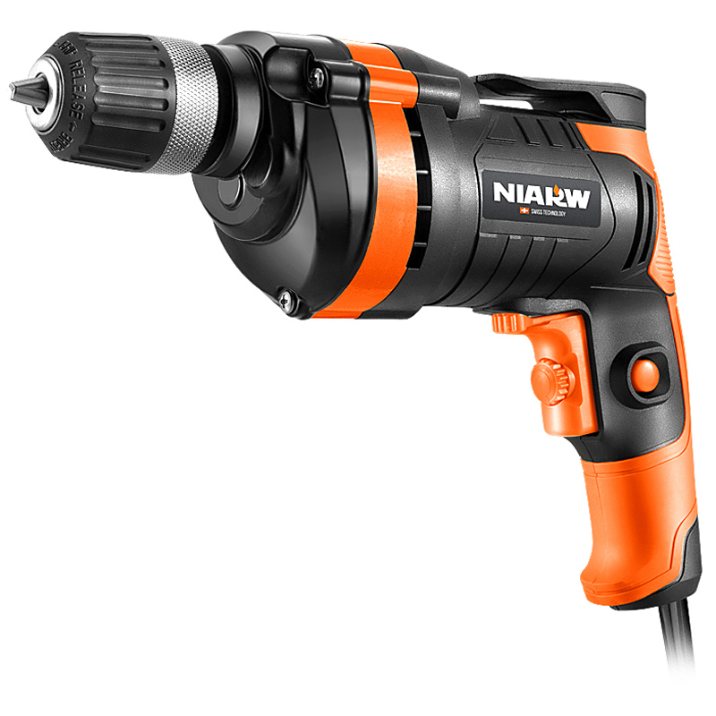 Industrial-grade AC wired electric drill impact drill 220v plug-in household pistol drill punching high-power hand electric drill