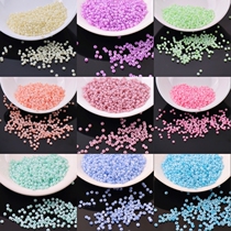 2mm cream rice beads DIY loose beads beaded cross stitch beads hand-woven bracelet ring hairpin accessories material