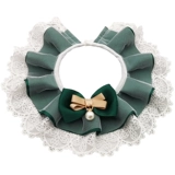 Зеленый наряд маленькой принцессы, слюнявчик, шарф, украшение для ногтей, аксессуар