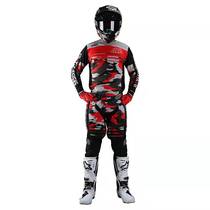 The new mountain track competitive competition trail outdoor sports motocross riding suit is sweat-absorbing and wear-resistant