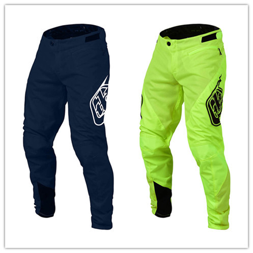 New Tld Mountain Biking Motorcycle Track Training Downhill Pants Summer Thin Mesh Breathable Pants Black Red