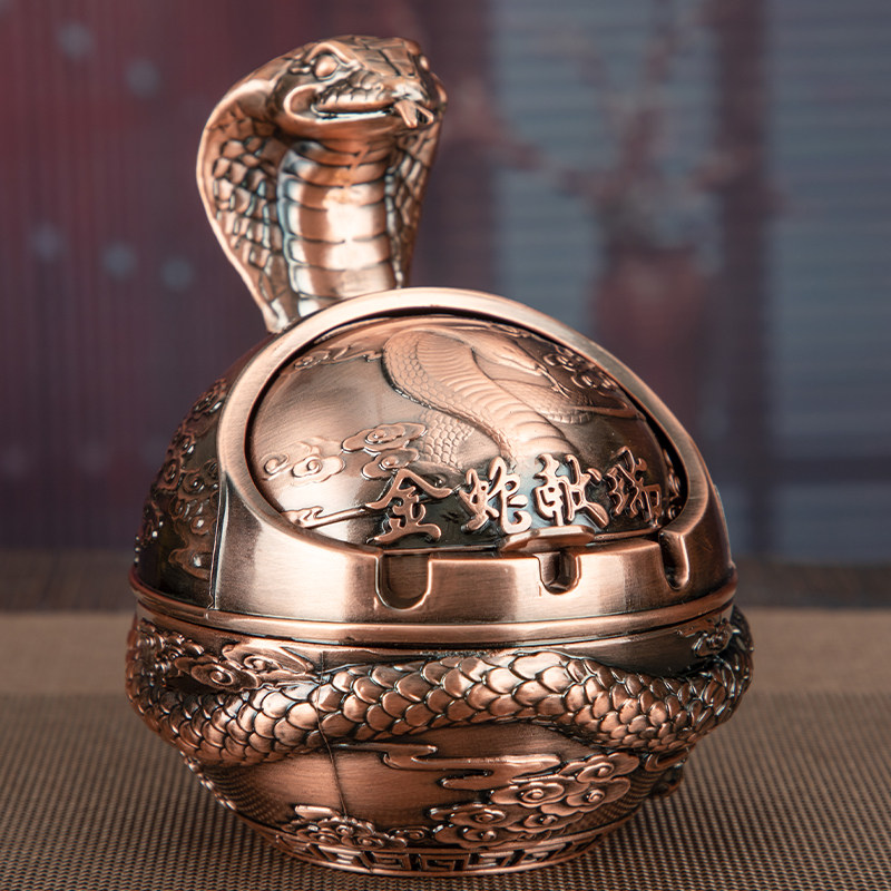 Ashtray home living room creative personality trend anti-ash fly office high-end atmosphere high-end grade