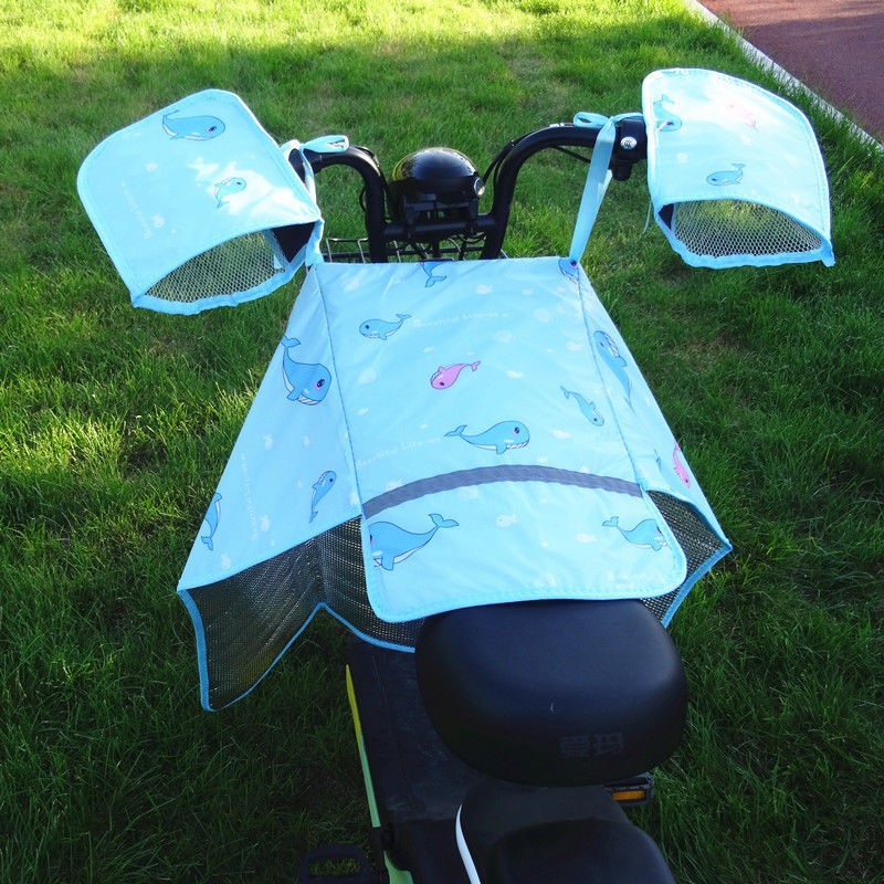 Electric car windshield is waterproof summer electric locomotive shade cover spring and autumn new thin