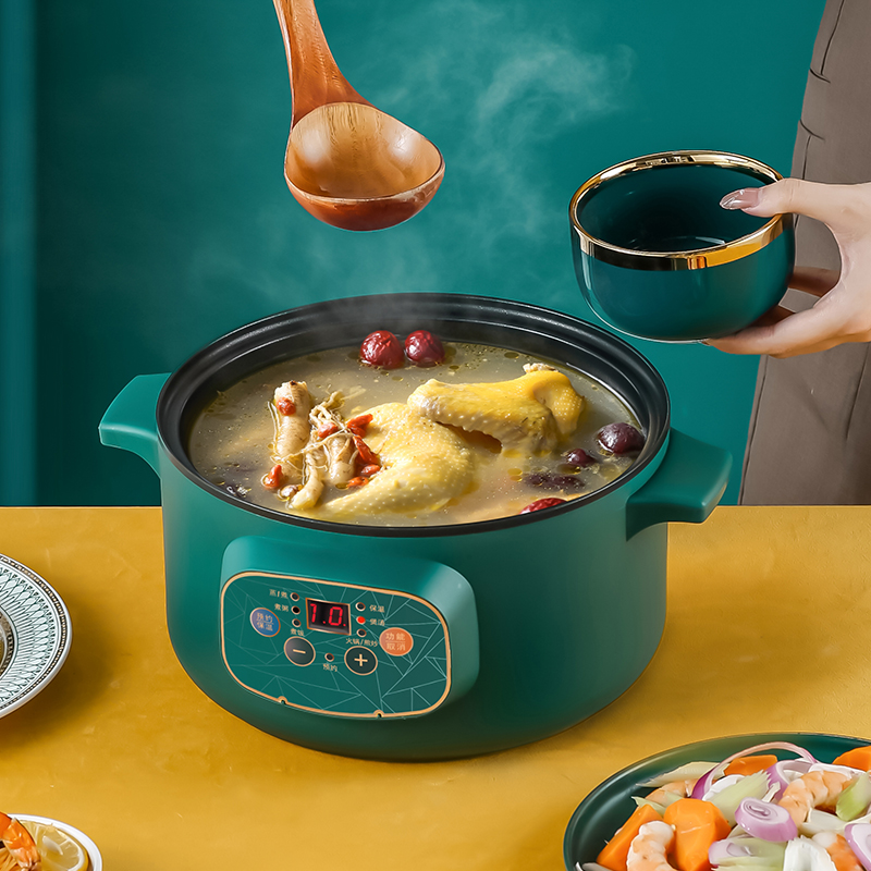 Electric stew pot home multi-functional mini fully automatic smart quick soup pot dormitory cooking porridge artifact porridge pot