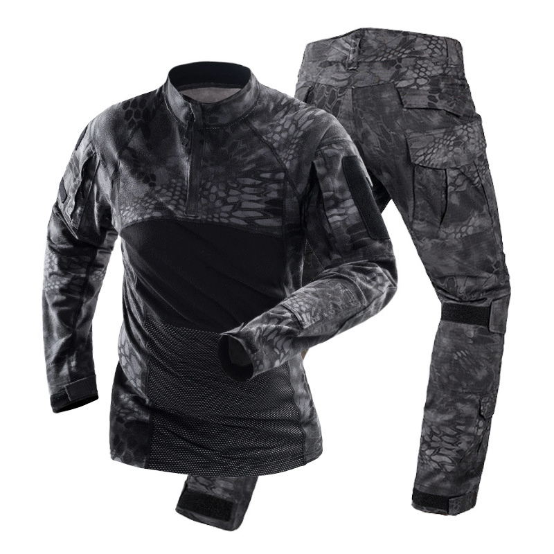 New three-generation frog suit suit special forces training suit men's spring and autumn wear-resistant long-sleeved combat uniform army fans tactical uniform
