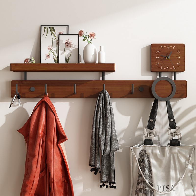 Xuan Guan Entrance Hook Shelf Into Doorway Key Wall-mounted Hanger Door Back Wall Clothes Hat Clothes Contain Creativity