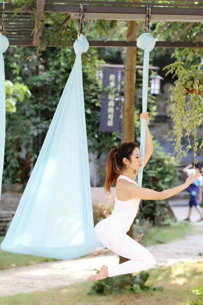 Аксессуары для йоги 加厚布2.8x5米反重力空中瑜伽吊床yoga swing弹力吊床aerial yoga OTHER