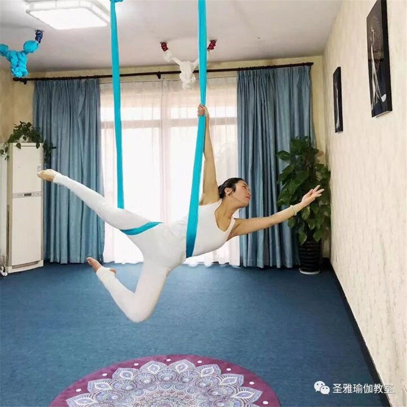 Аксессуары для йоги 加厚布2.8x5米反重力空中瑜伽吊床yoga swing弹力吊床aerial yoga OTHER
