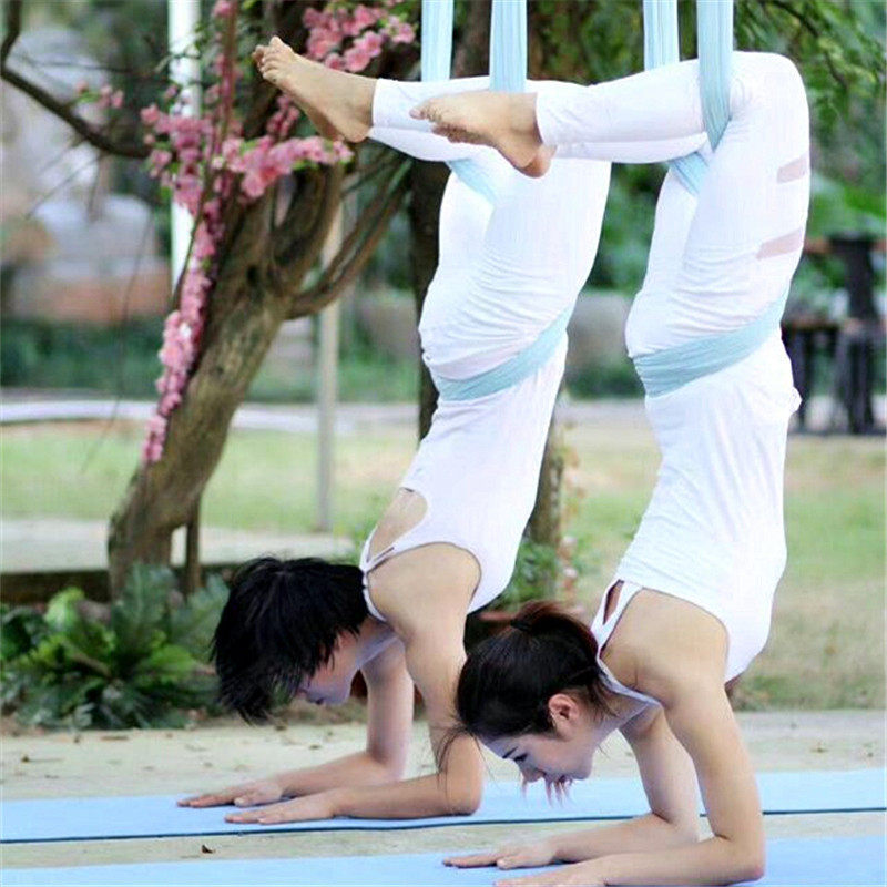 Аксессуары для йоги 加厚布2.8x5米反重力空中瑜伽吊床yoga swing弹力吊床aerial yoga OTHER