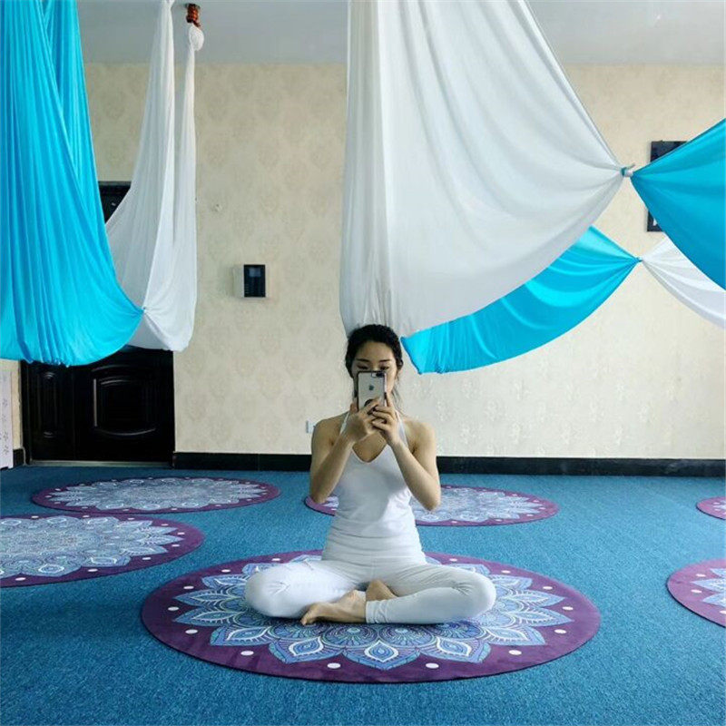 Аксессуары для йоги 加厚布2.8x5米反重力空中瑜伽吊床yoga swing弹力吊床aerial yoga OTHER