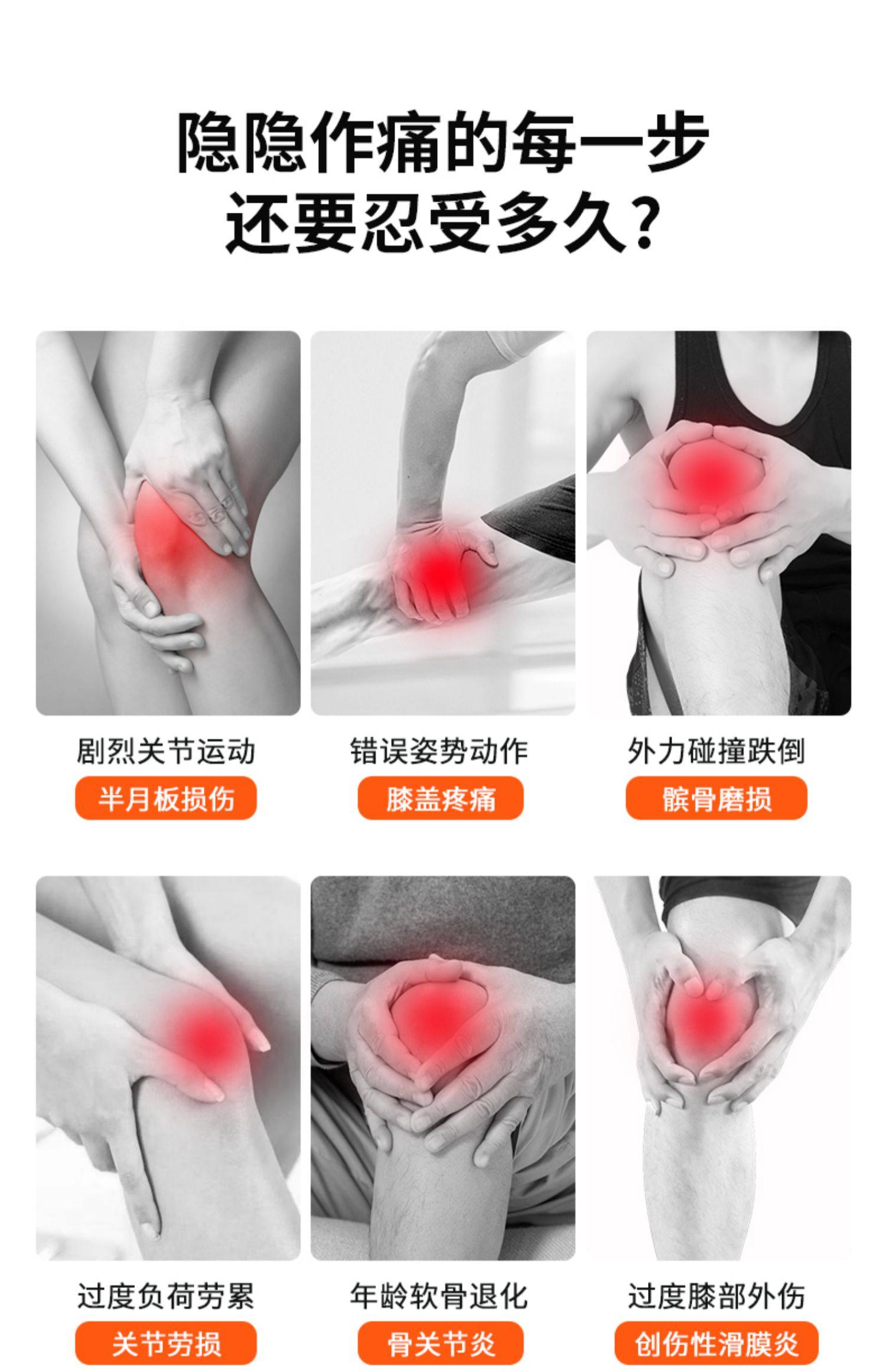 【中国直邮】muselove 慕诗爱 加热按摩护膝 膝盖热敷  关节理疗按摩仪  保暖老寒腿加热艾灸疼痛神器  2只装