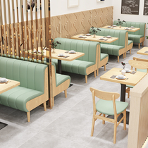 Snack shop tables and chairs economy breakfast shop table commercial set noodle shop staff restaurant barbecue shop tables and chairs