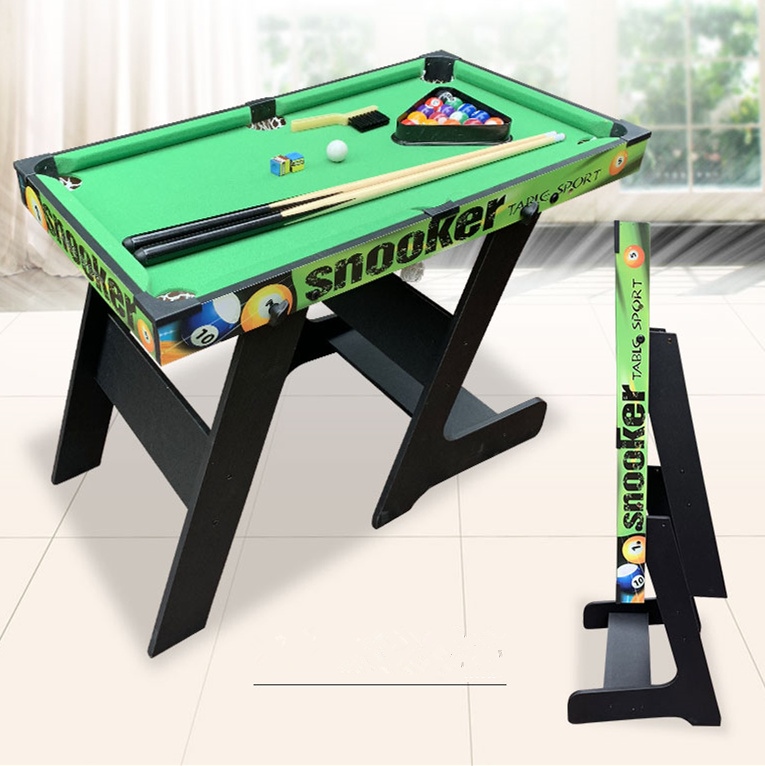 Children's billiards small billiards toy Chinese eight-ball foldable portable storage puzzle game home billiards table