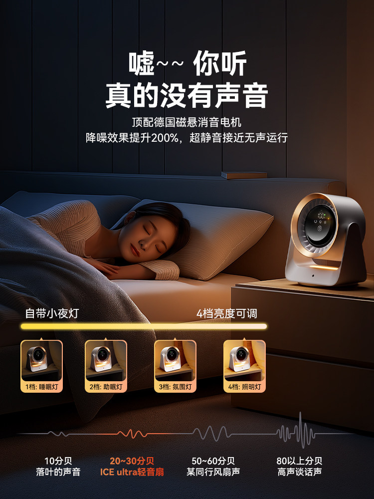 Desktop Small Fan, Silent, Strong Wind for Office Desk, Household Small Desktop Electric Fan, USB Cooling Circulation Air Conditioner Fan, Cooling Device for Student Dormitory, Rechargeable, Long Battery Life, 25 New Models