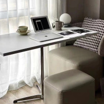 Nordic design dining table internet celebrity milk tea shop medieval square table ins Korean blogger art living room negotiation desk