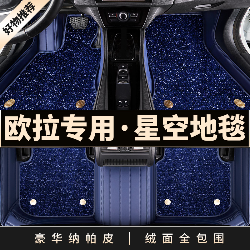 Eurola Black Cat White Cat Good Cat GTIQ Special Big Full Surround Car Footbed Carpet Ground Mat Original Factory Interior Trim