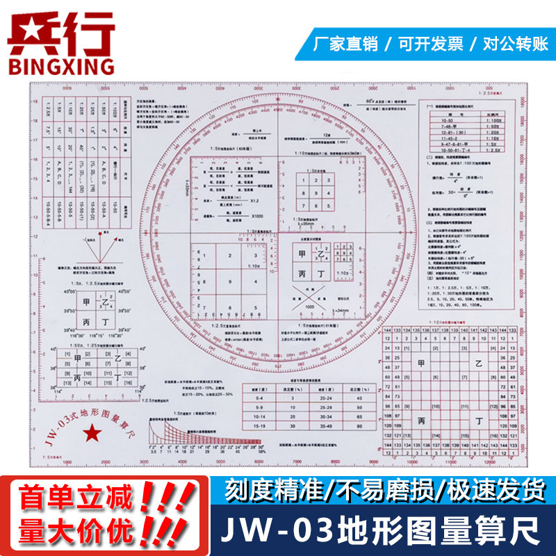 [USD 11.56] Military Form JW-03 Topographic Map Calculator ...