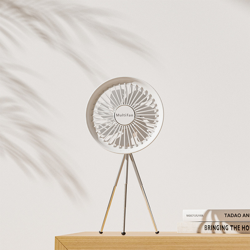 Dagui small fan dormitory bed mute portable rechargeable summer outdoor camping tent small electric fan wall hanging powerful bedroom small air conditioner refrigeration desktop long battery life electric