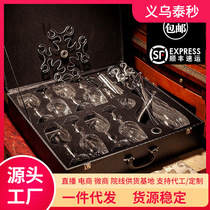 Imported High-end Wine With Crystal Red Wine Glass Suit Home Lavish Decanter Creative Personality Gift-giving High Foot Cup