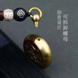 Браслет с одной бусиной, ручка, медное украшение в руку из грецкого ореха, брелок, подвеска, на удачу, китайский гороскоп