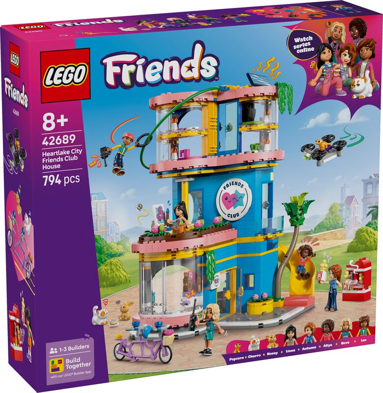 Lego 42689 Heartlake City Friends Club Friends Series Building Blocks Toy for Girls