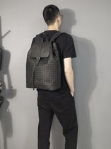 Europe Station 2022 New Men Travel Backpack Fashion Great Tide Card Bull Leather Mens Bag Genuine Leather Casual Mens Double Shoulder Bag