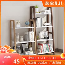 Solid Wood Bookcase Containing Bookshelves Nordic Shelve Floor Ins Wind Living Room Office Small Room Leaning Against Wall
