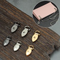 Bag with clip buckle small bag wallet modified chain accessories side clip leaf side adhesive hook hardware D Buckle