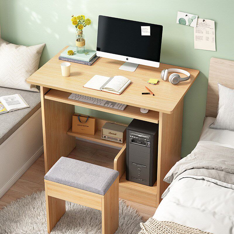 Computer taiwanese table girls bedroom ins small full set desk chair a set of simple modern small apartment type ultra narrow