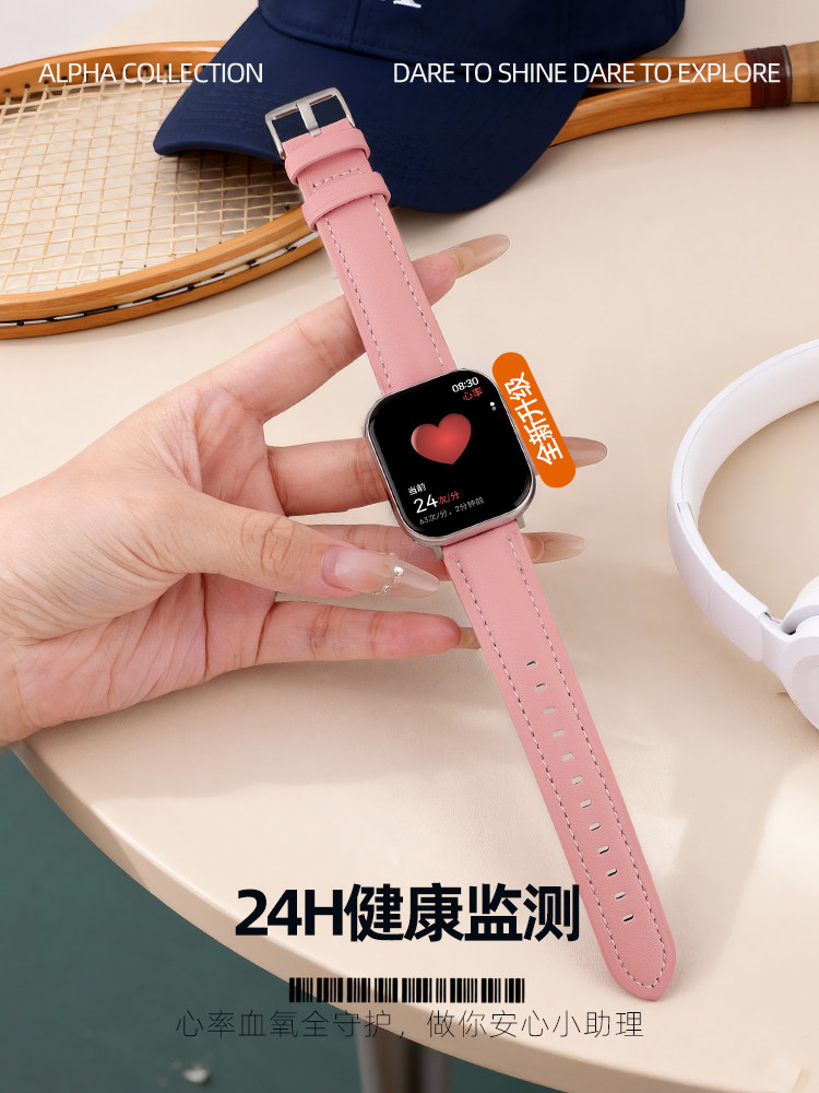Huaqiangbei Watch Smartwatch for Women 2025 New Model High Appearance Value Chat Reply Multi-Function Bluetooth Call Health Monitoring Heart Rate Blood Pressure Sleep Mp3 Music Payment Sports Bracelet