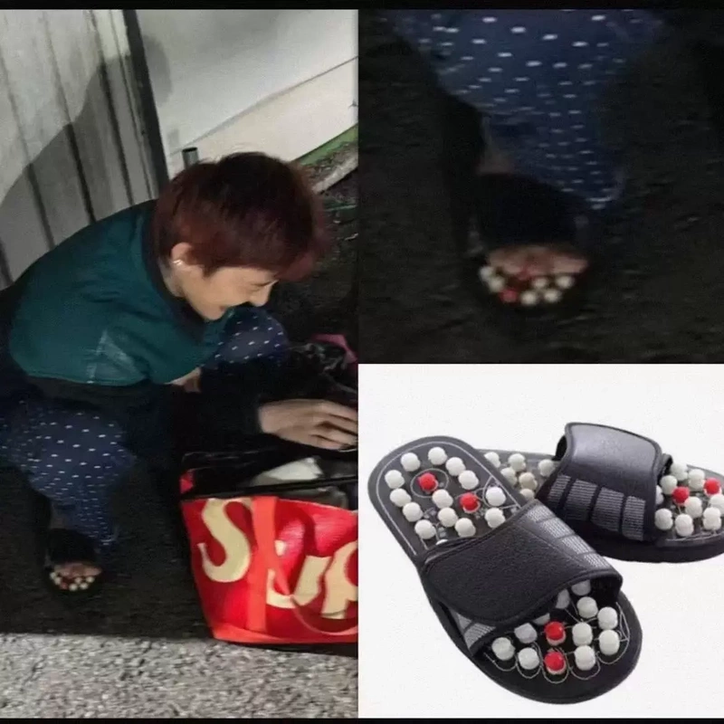 Gd Acupressure Slippers G-Dragon Same Style Foot Massage Shoes Rotating Tai Chi Indoor Non-Slip Acupoint Massage Acupressure Shoes Gd Acupressure Slippers G-Dragon Same Style Foot Massage Shoes Rotating Tai Chi Indoor Non-Slip Acupoint Massage Acupressure Shoes