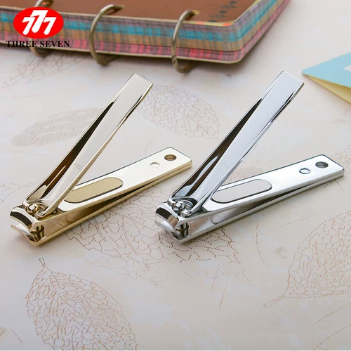 Импортные серебряные большие маникюрные кусачки для ногтей