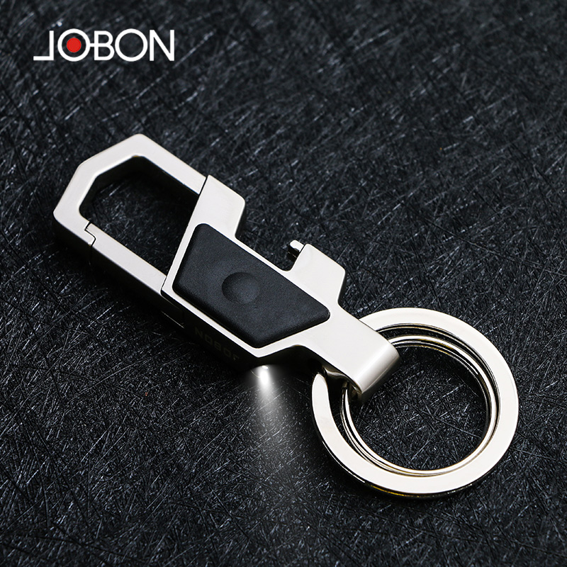 jobon zhongbang car pendant keychain creative multifunctional bottle opener men's waist hanging metal keychain