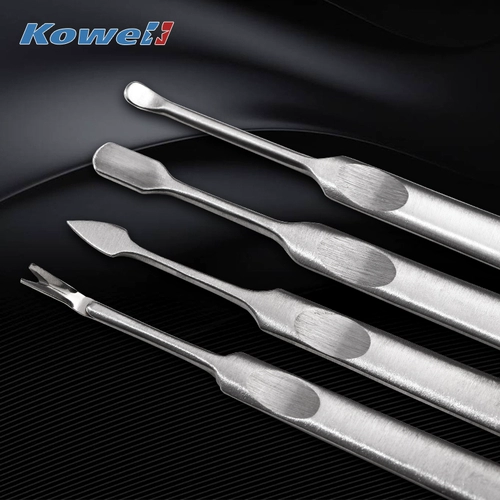 kowell Импортный комплект для ногтей из нержавеющей стали, набор маникюрных инструментов, маникюрные кусачки, портативные ножницы для домашнего использования