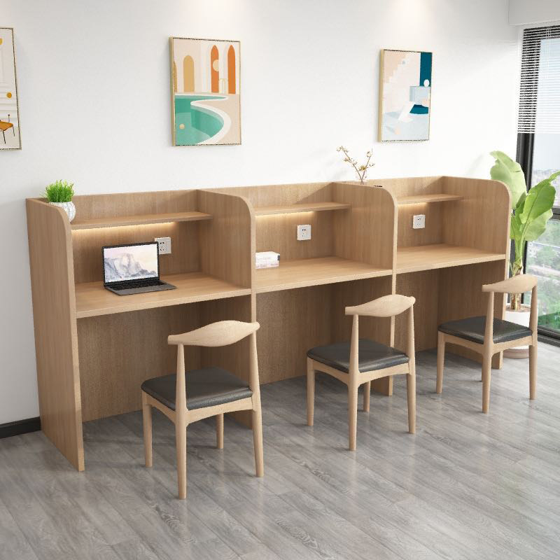 Students after-school tutoring self-study tablesalesbar immersive examination singles study table cut-off one-on-one training