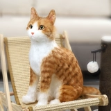 Реалистичная карта-маны, кукла, плюшевая игрушка подходит для мужчин и женщин, США, кот, популярно в интернете, подарок на день рождения