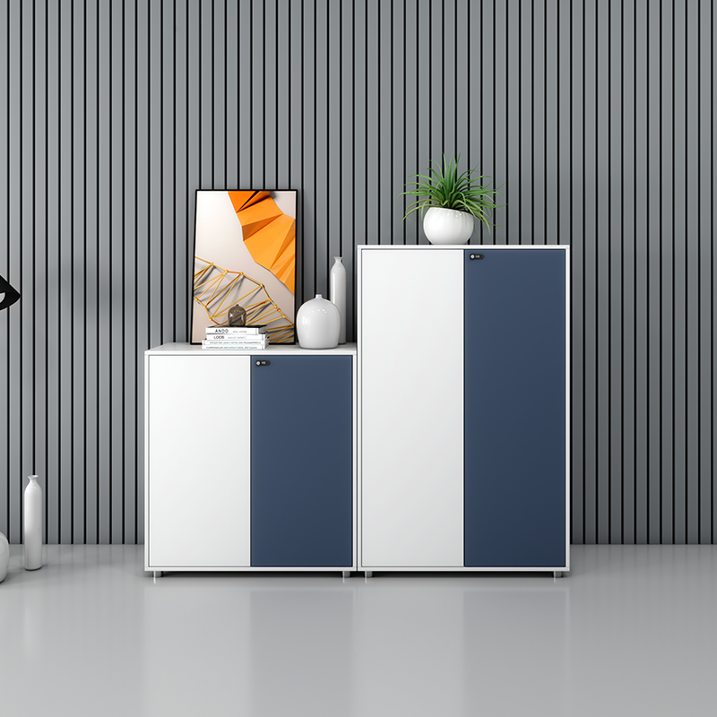 Office file cabinet low cabinet storage cabinet wooden with password lock cabinet printer partition cabinet data storage cabinet
