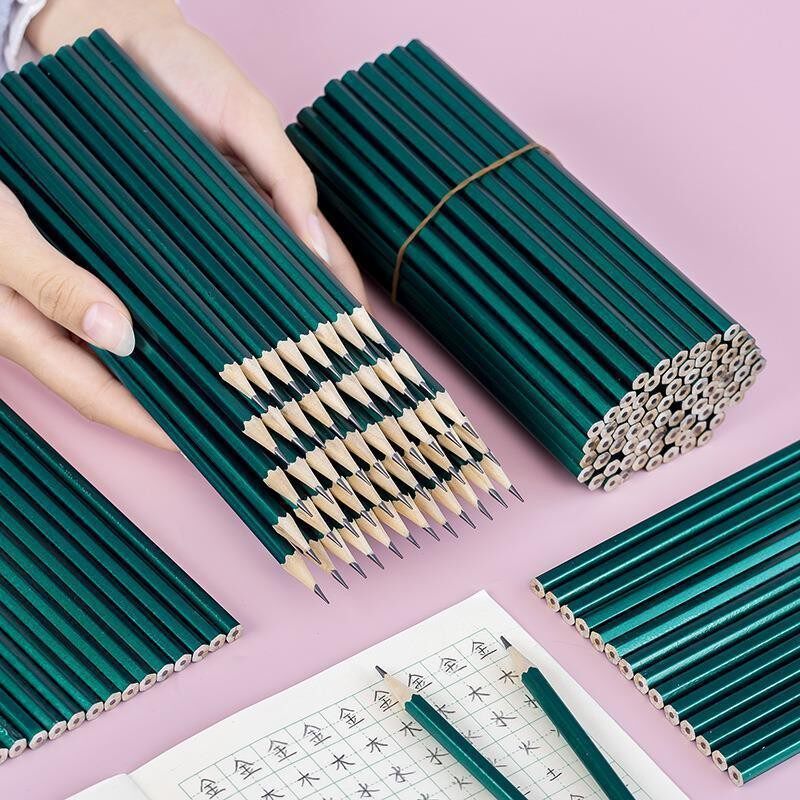 @鉛筆 HB 筆記用 2B 描画試験用鉛筆 子供 幼稚園 小学校1-2年生 オリジナル木製鉛筆