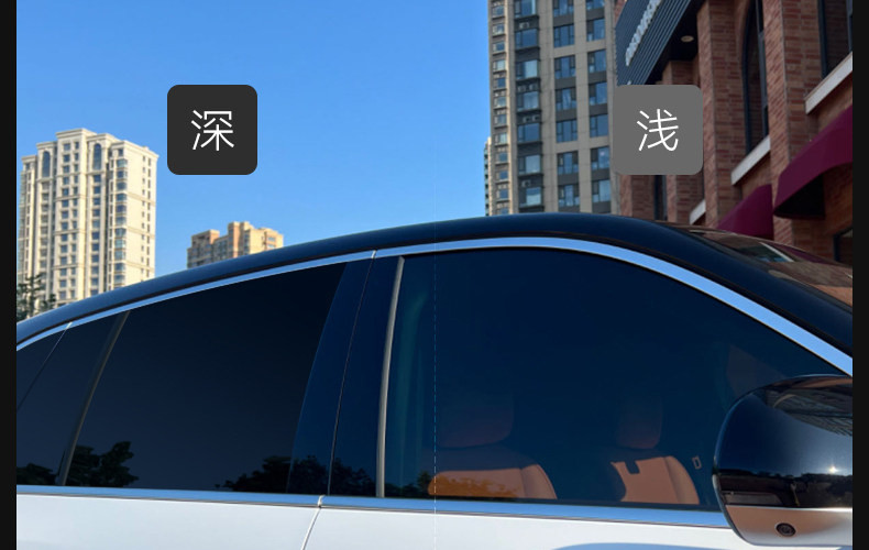 Imperial Insulation Purple Film Car Window Tint Sunscreen Heat Insulation Solar Film Front Windshield Anti-Explosion Privacy Full Car Film