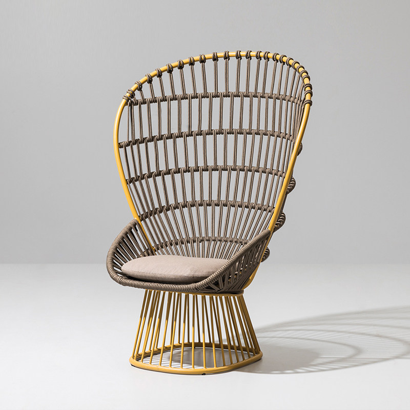 Purple leaf outdoor sofa high chair Furniture for Nordic Furniture